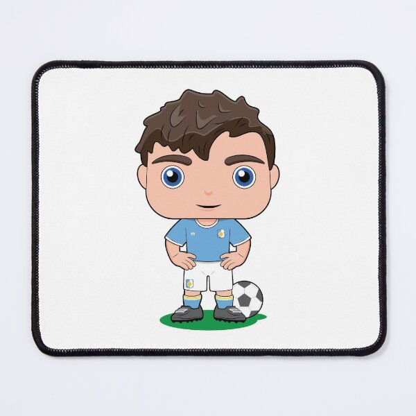 Item preview, Cute soccer boy player design in sky blue kit designed and sold by essjaydesigns.