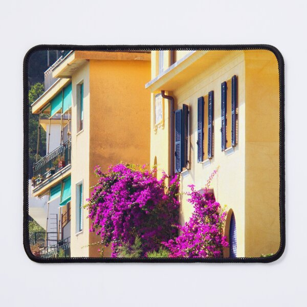 Item preview, Shuttered Windows and Bougainvillea Flowers, Monterosso Al Mare, Cinque Terre, Italy designed and sold by Yannik Hay.