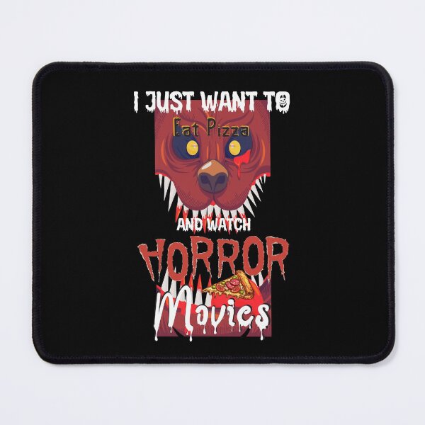 Item preview, I Just Want To Eat Pizza And Watch Horror Movies! - I Just Want To Eat Pizza And Watch Horror Movies- Eat Pizza and Play Games designed and sold by SoffyLee586.
