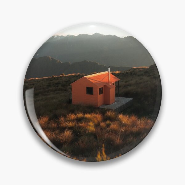 Item preview, Orange Mountain Cabin During Beautiful Sunset  designed and sold by Danny Wanders.