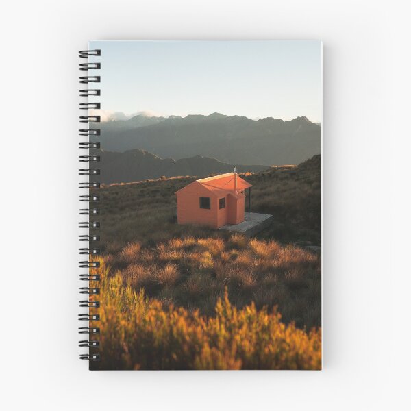 Artikelvorschau, Orange Mountain Cabin bei schönem Sonnenuntergang entworfen und verkauft von Danny Wanders.