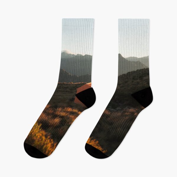 Item preview, Orange Mountain Cabin During Beautiful Sunset  designed and sold by Danny Wanders.