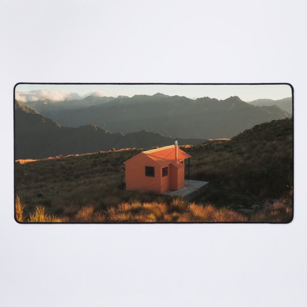Item preview, Cabaña Orange Mountain durante la hermosa puesta de sol designed and sold by Danny Wanders.