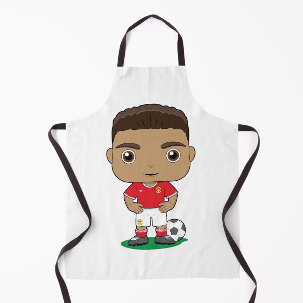 Item preview, Cute soccer boy player design in red kit designed and sold by essjaydesigns.
