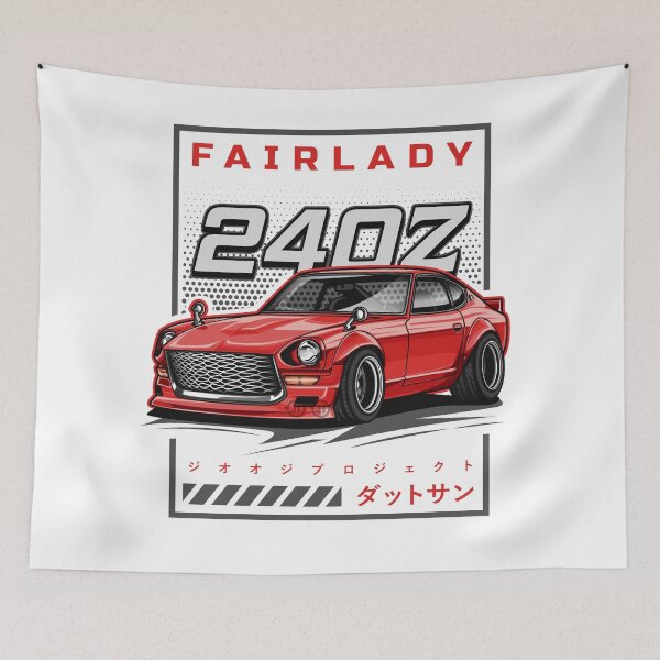 Item preview, Vintage Car Fairlady 240Z (Super Red) designed and sold by JioojiProject.