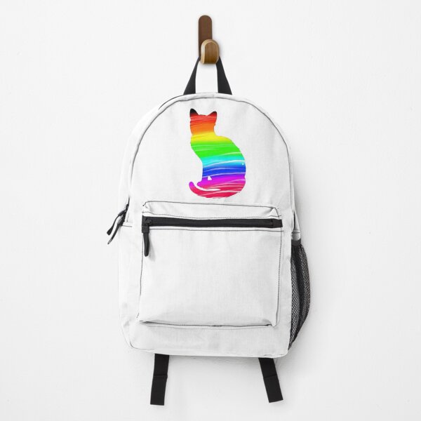 Item preview, Bright Rainbow Cat Silhouette  designed and sold by Amanda1775.