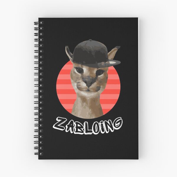 Item preview, Zabloing Big Floppa Caracal - Black designed and sold by EM IONS.