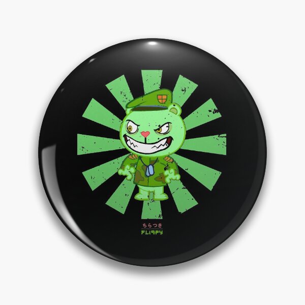Item preview, Fliqpy Retro Japanese Flippy Happy Tree Friends  designed and sold by LawlerSola.