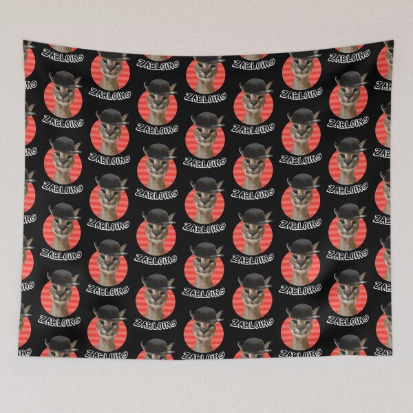 Item preview, Zabloing Big Floppa Caracal - Black designed and sold by EM IONS.