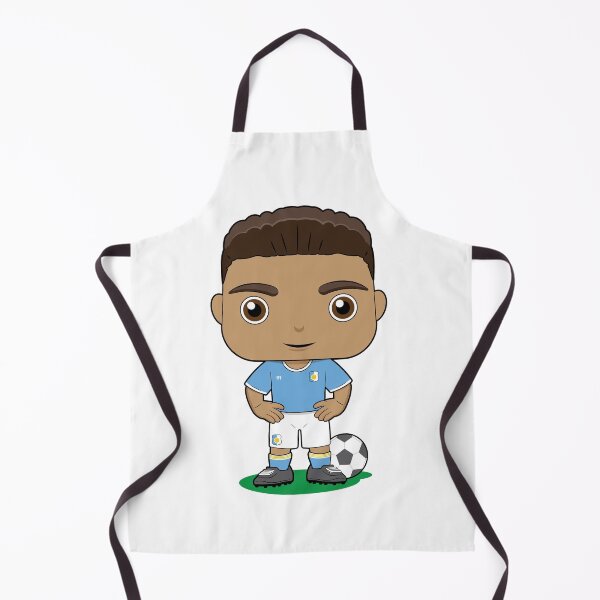 Item preview, Cute soccer boy player design in sky blue kit designed and sold by essjaydesigns.