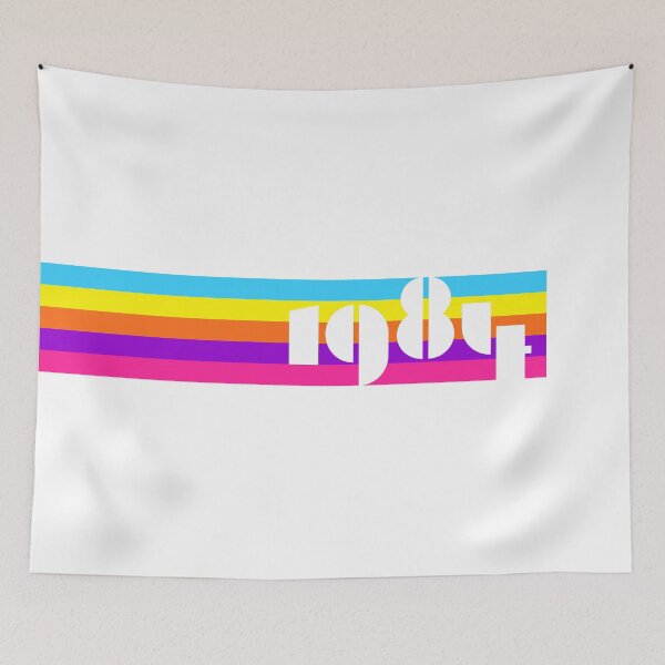 Item preview, Vintage 1984 - Retro Stripes - 80s Style designed and sold by DesignByLeo.