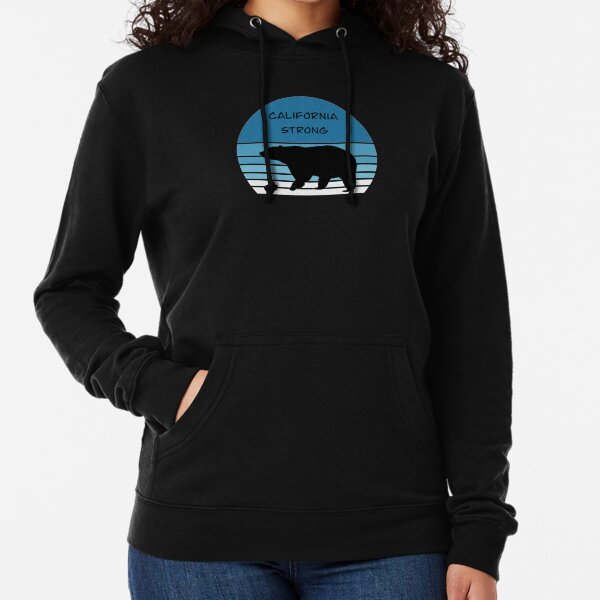 California strong, wildfire benefit, fire victim donation, El Dorado strong, Caldor Fire, Dixie fire, donating 100% of the profit to California wildfire victims Lightweight Hoodie