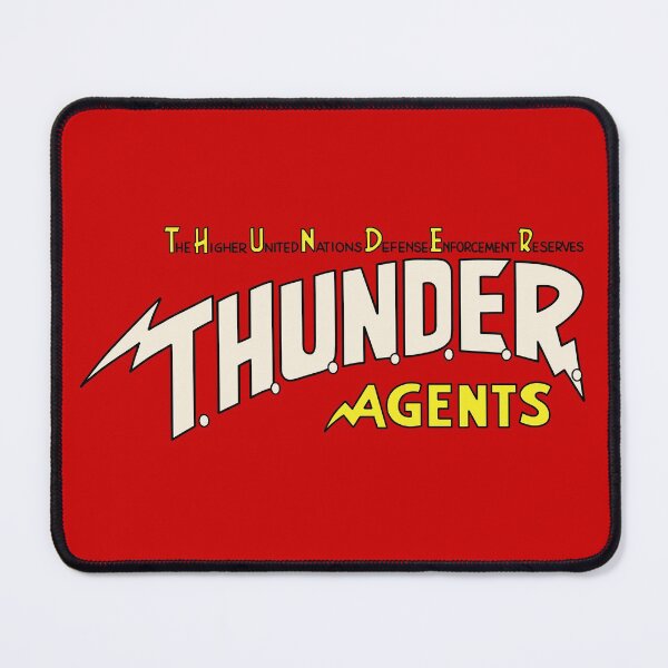 Item preview, Thunder Agents logo - white designed and sold by 13thFloorDesign.
