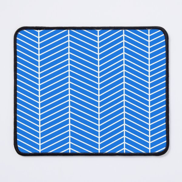 Item preview, Blue Herringbone 1 designed and sold by lucybrownlane.