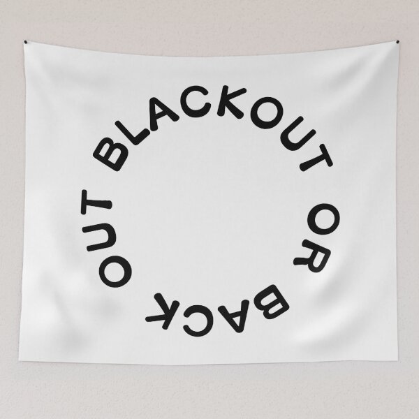 Item preview, blackout or back out  designed and sold by danielleblack04.