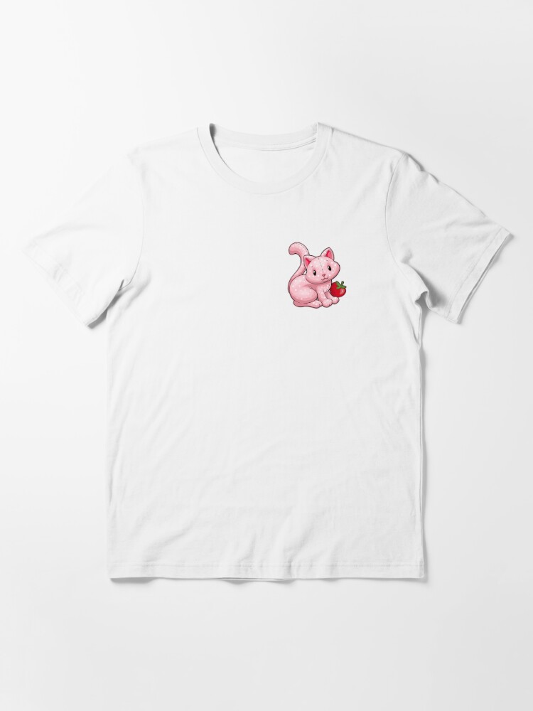 Strawberry Shortcake Men's T-Shirt - Holding Custard Logo (Small)