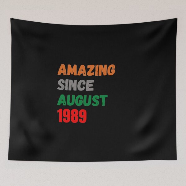 Item preview, Amazing Since August 1989 designed and sold by melshirt-shop.