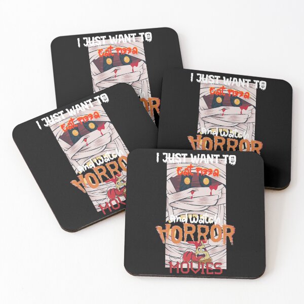 Item preview, I Just Want To Eat Pizza And Watch Horror Movies! - I Just Want To Eat Pizza And Watch Horror Movies- Eat Pizza and Play Games designed and sold by SoffyLee586.