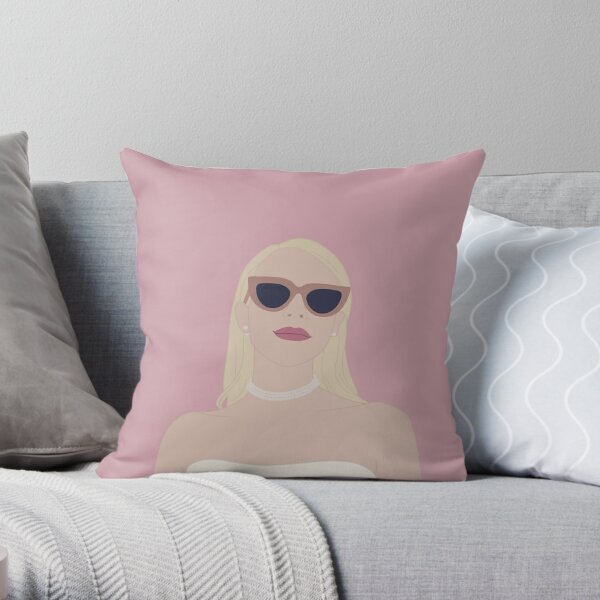 Purple Pink Chanel Throw Pillow