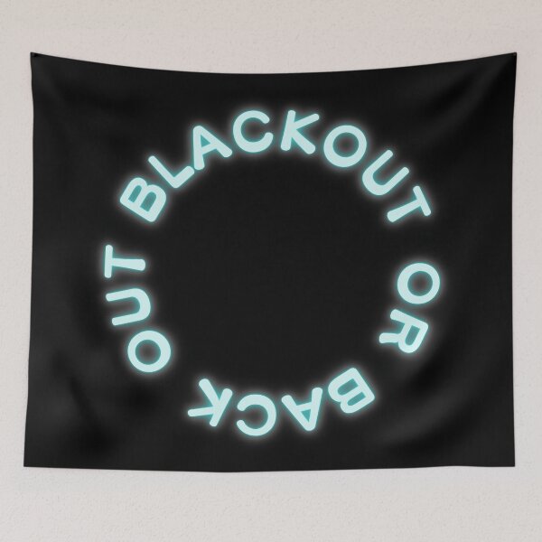 Item preview, blackout or back out blue glowy designed and sold by danielleblack04.