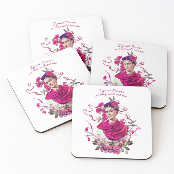 Item preview, Frida painting with flowers designed and sold by StaleyPatricia.