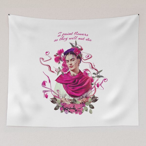 Item preview, Frida painting with flowers designed and sold by StaleyPatricia.