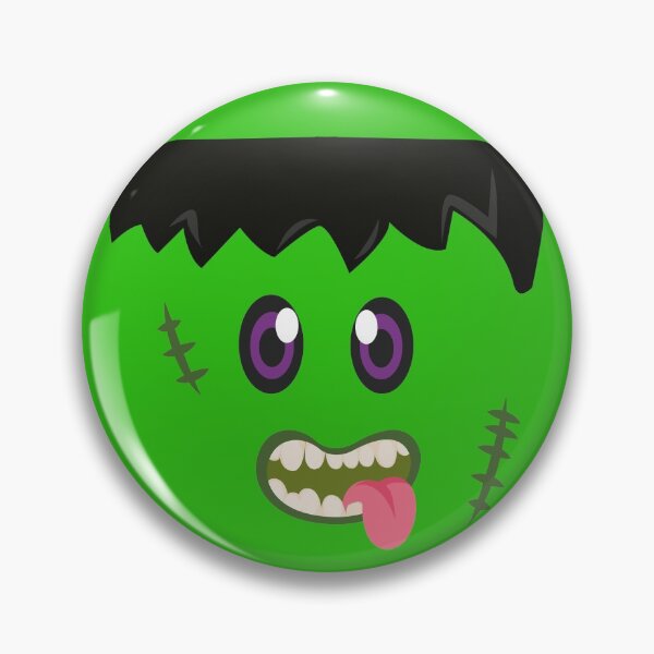 Item preview, Frankenstein Face designed and sold by Midnight Sky Sundry.