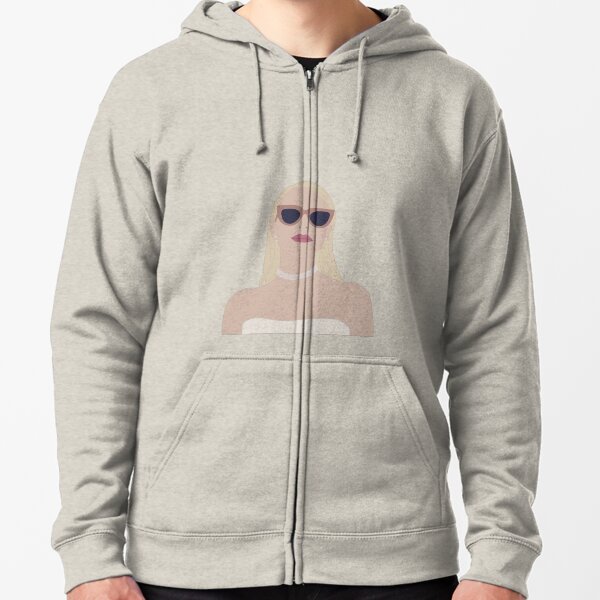 chanel zip up hoodie