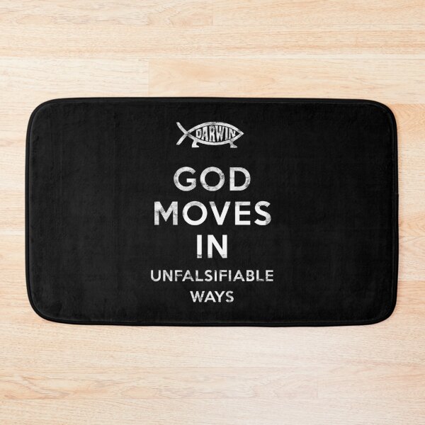 Item preview, God Moves In Unfalsifiable Ways (Darwin) [Worn Look] designed and sold by politicalamity.