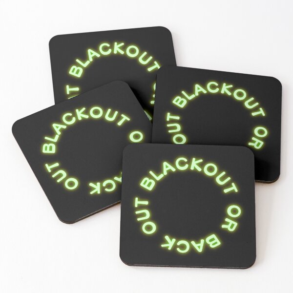Item preview, blackout or back out neon green designed and sold by danielleblack04.