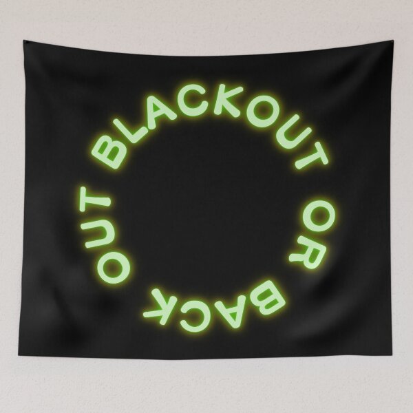Item preview, blackout or back out neon green designed and sold by danielleblack04.