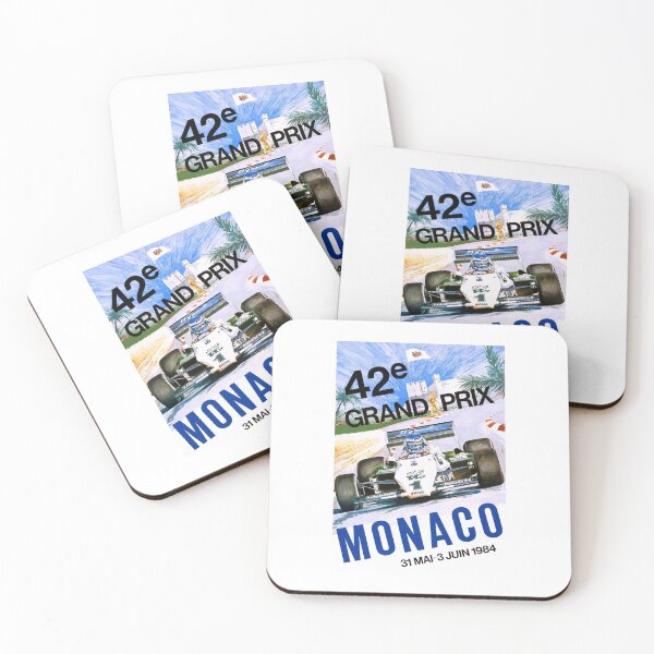 Item preview, 1984 MONACO Grand Prix Racing Poster designed and sold by retrographics.
