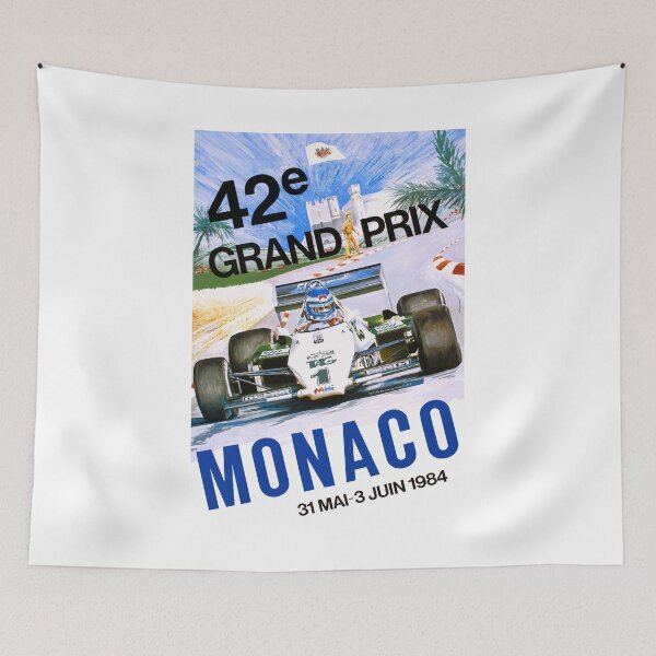 Item preview, 1984 MONACO Grand Prix Racing Poster designed and sold by retrographics.
