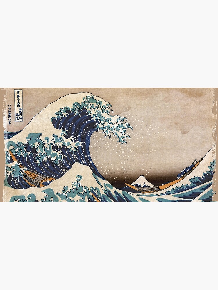 Thumbnail 5 of 5, Mouse Pad, The Great Wave off Kanagawa designed and sold by VintageArchive.