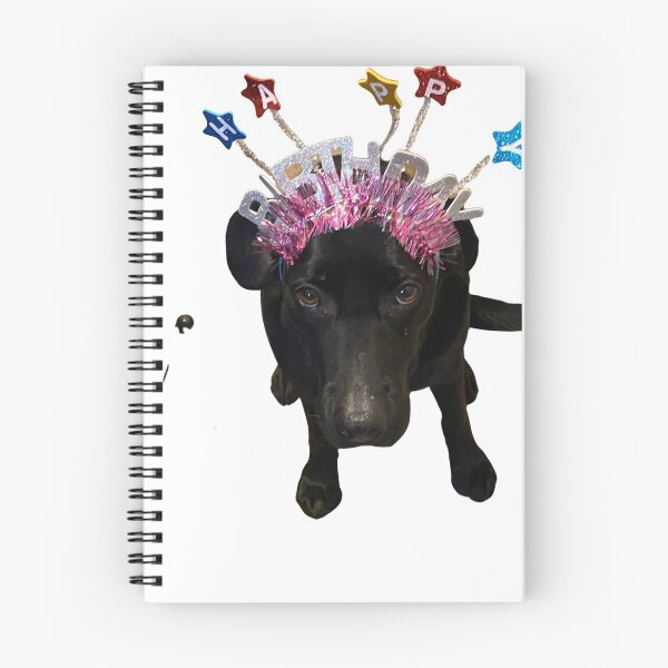 Item preview, Happy birthday black lab black lab designed and sold by LittleBirdInk.