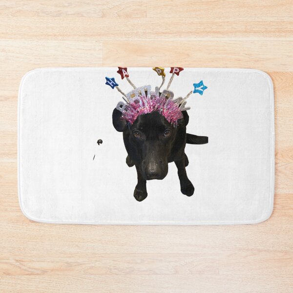 Item preview, Happy birthday black lab black lab designed and sold by LittleBirdInk.