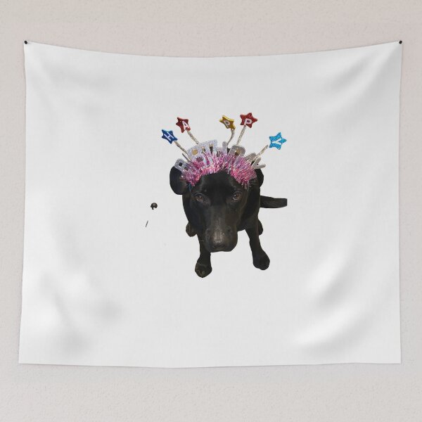 Item preview, Happy birthday black lab black lab designed and sold by LittleBirdInk.