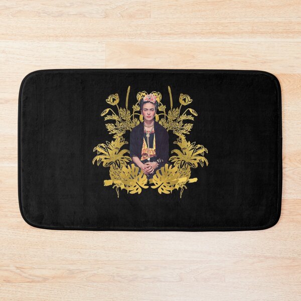 Item preview, Kahlo golden flowers art designed and sold by StaleyPatricia.