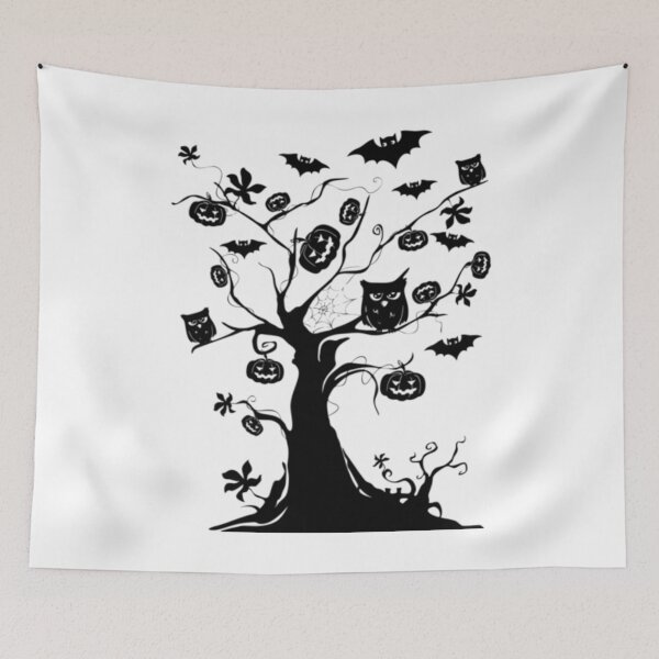 Artikelvorschau, Halloween-Baum entworfen und verkauft von WeTrieditatHome.