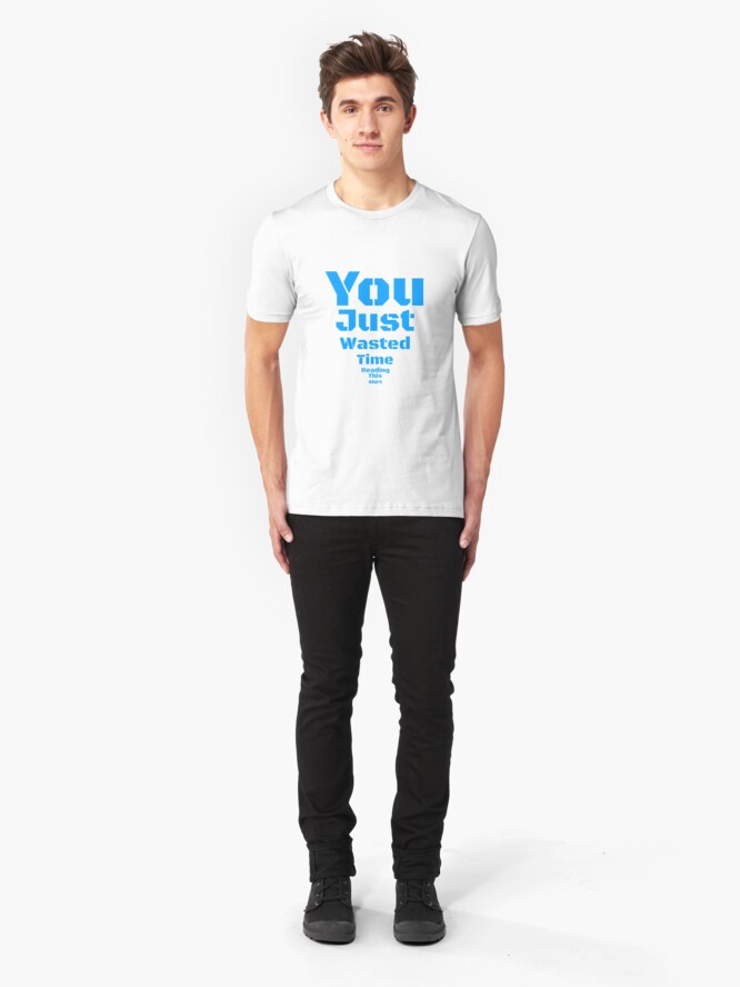 Alternate view of Time Waster Slim Fit T-Shirt