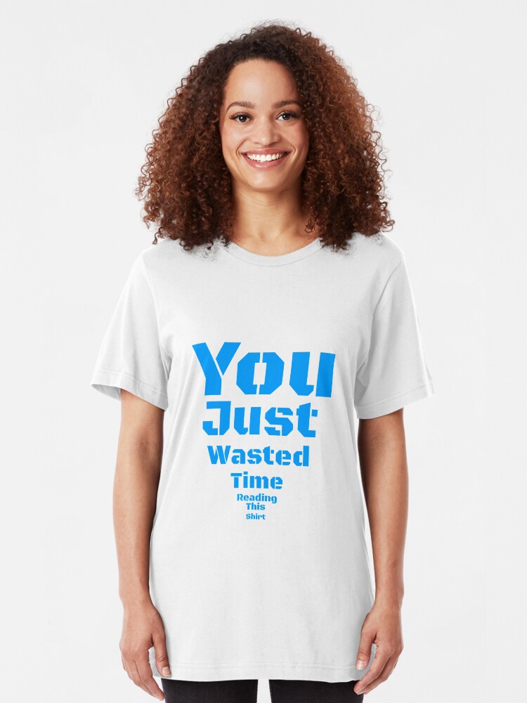 Alternate view of Time Waster Slim Fit T-Shirt