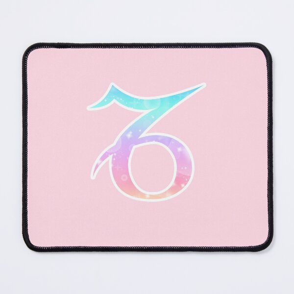 Item preview, Capricorn Zodiac Symbol In Magical Unicorn Colors designed and sold by Bumblefuzzies.