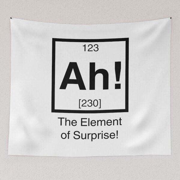 Item preview, Ah The Element Of Surprise  designed and sold by emeryhardito.