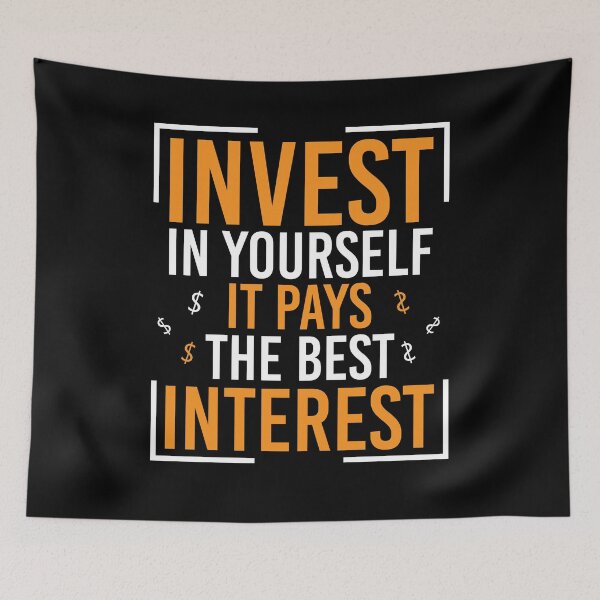 Item preview, Invest in Yourself It Pays The Best Interest designed and sold by Voyshop.