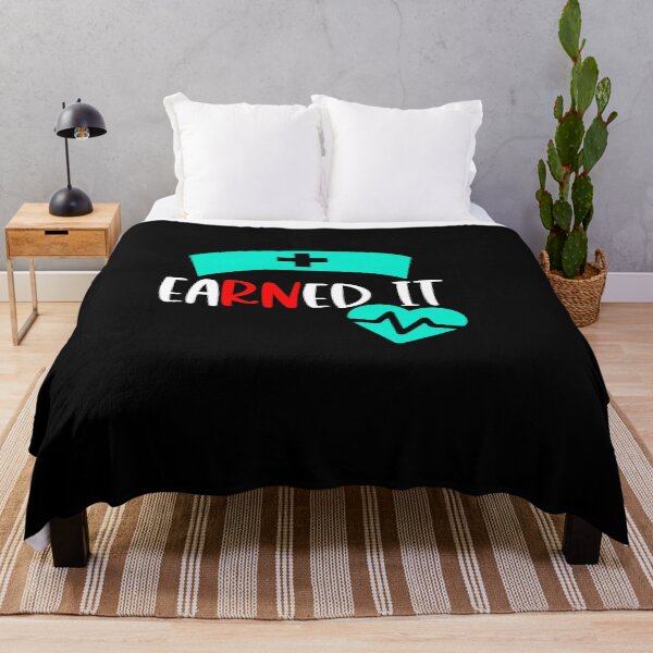 Item preview, Earned it RN - Nursing designed and sold by Designs Of all kinds.