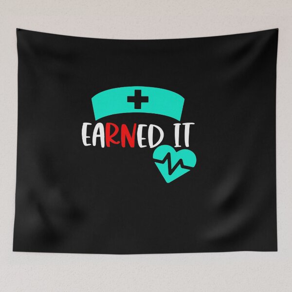 Item preview, Earned it RN - Nursing  designed and sold by Designs Of all kinds.