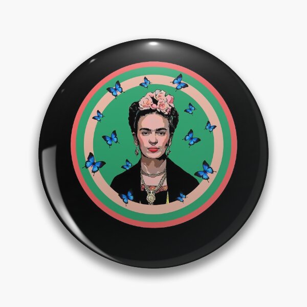 Item preview, Kahlo circle butterfies designed and sold by StaleyPatricia.