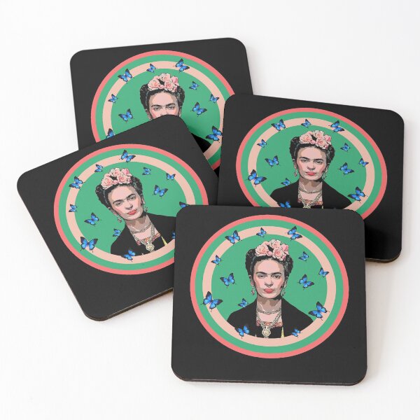 Item preview, Kahlo circle butterfies designed and sold by StaleyPatricia.