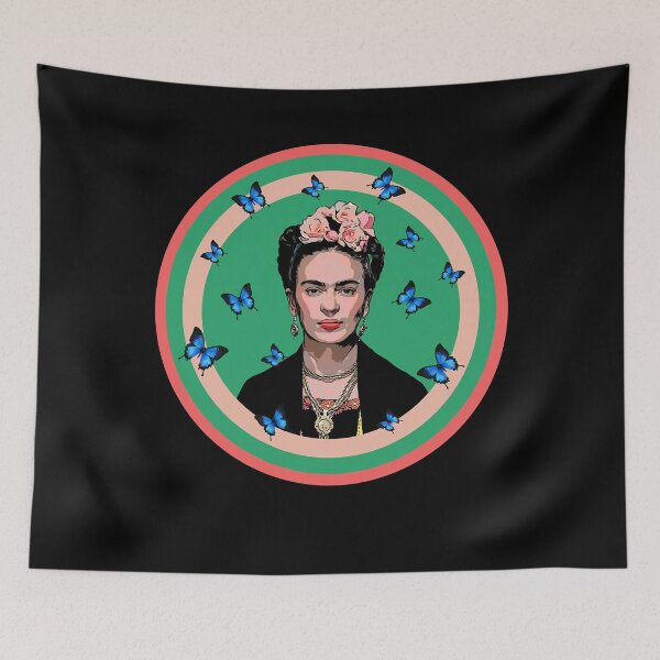 Item preview, Kahlo circle butterfies designed and sold by StaleyPatricia.