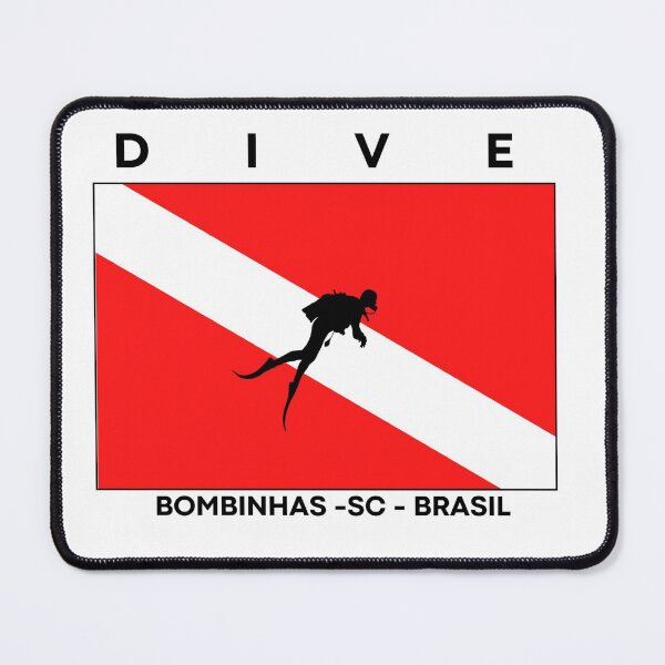 Item preview, Diving Flag - Bombinhas SC - Brazil designed and sold by Peycer.